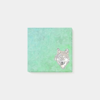 Wolf - Post-it-notes Pad Post-it Notes by poupoune at Zazzle