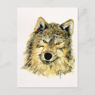 Wolf Postcard