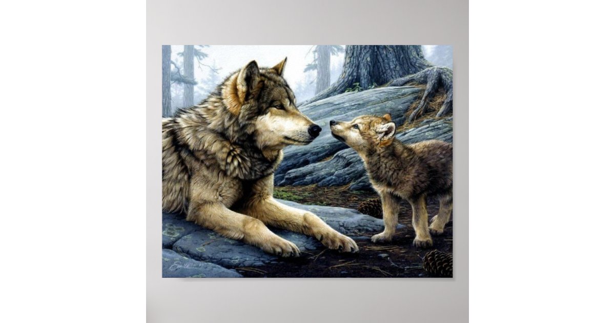 Wolf Poster | Zazzle