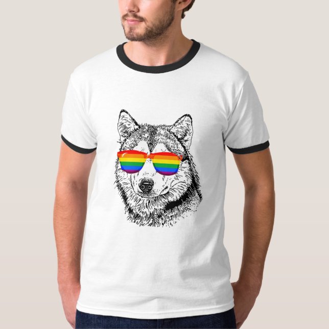 Wolf Pride Sunglasses T-Shirt (Front)