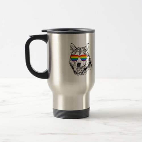 Wolf Pride Travel Mug