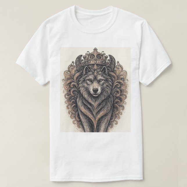 Wolf Print T-Shirt (Design Front)