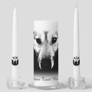 Wolf Pup Candles Custom Husky Pup Wolf Candles