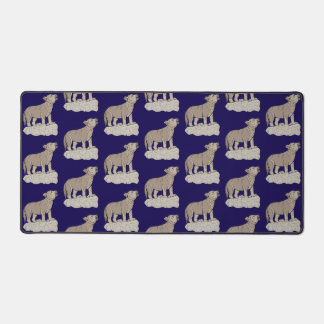 Wolf Pup Howling Desk Mat