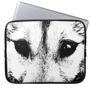 Wolf Pup Laptop Case SiberianWolf Pup Eyes Gifts