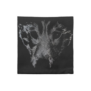 Wolf Pup Napkins Personalized Husky / Wolf Napkins