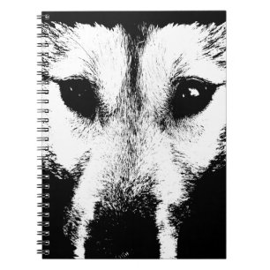 Wolf Pup Notebook Husky / Wolf Gifts & Books