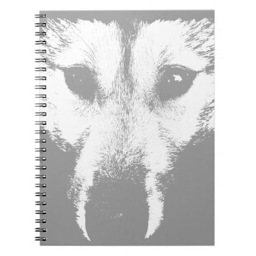 Wolf Pup Notebook Siberian Husky Pup Journal Book
