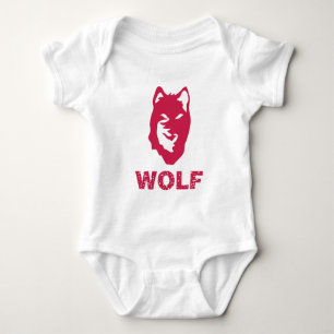 Wolf (Red) Baby Bodysuit