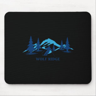 Wolf ridge north carolina ski resort skiing skier mouse pad