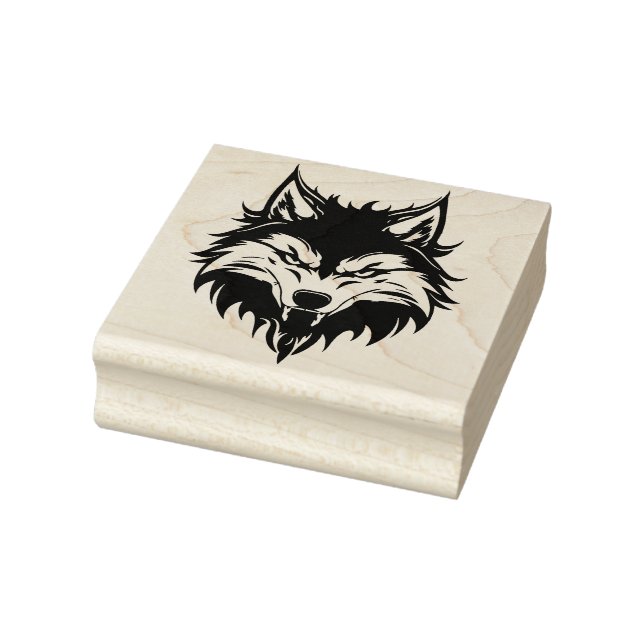 Wolf  rubber stamp (Stamp)