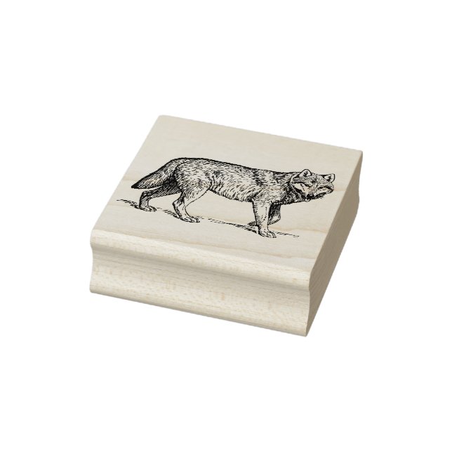 Wolf Rubber Stamp (Stamp)