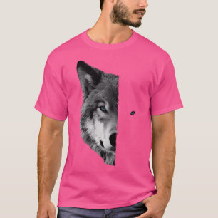 Wolf s Split Face Wolf Magical Wolves T-Shirt