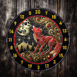 Wolf’s Strength Inspires Focus And Victory Dart Board<br><div class="desc">Bring the spirit of the wild into your space with this striking dartboard, featuring a howling wolf beneath a glowing moon. The intricate detailing and vibrant colors evoke strength, focus, and the untamed power of nature, making it the perfect addition to your man cave, hunting lodge, or game room. Imagine...</div>