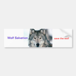 Wolf Salvation Bumper Sticker