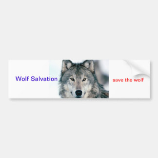 Wolf Salvation Bumper Sticker