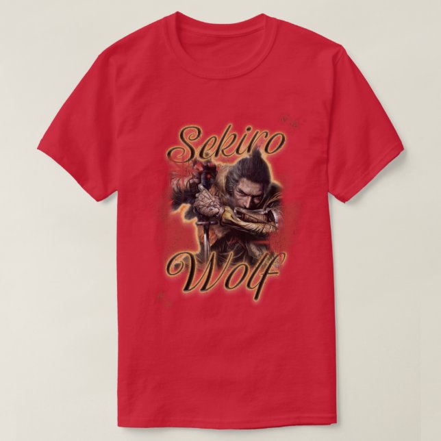 Wolf Sekiro Vintage Airbrush Tee (Design Front)