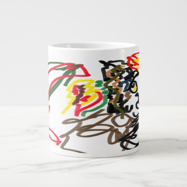 Wolf set Autumn  Giant Coffee Mug (Front)