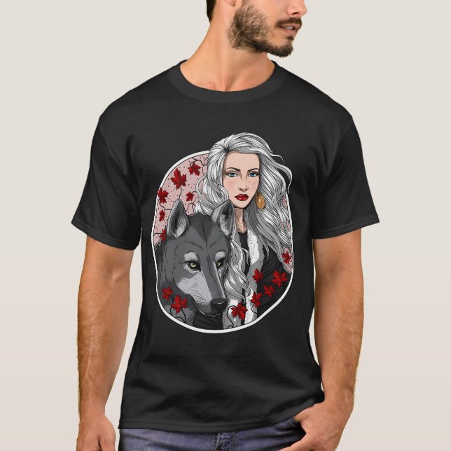Wolf Shaman T-Shirt (Front)