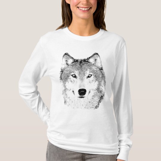 topshop wolf shirt