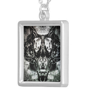 Wolf Silver Plated Necklace
