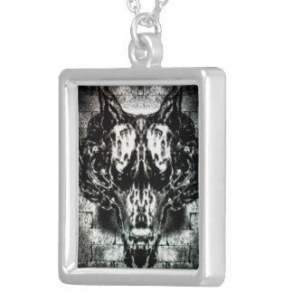 Wolf Silver Plated Necklace