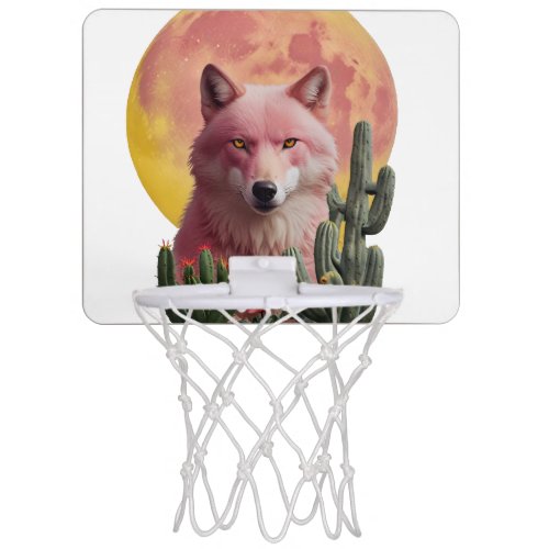 Wolf Six Mini Basketball Hoop