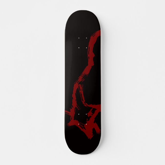 wolf skateboard (Front)