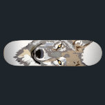 Wolf Skateboard<br><div class="desc">You can adjust the position of the design as you wish for perfect fit! Move the image up, down, left, or right. You can enlarge or rotate the image too! Just try it.</div>