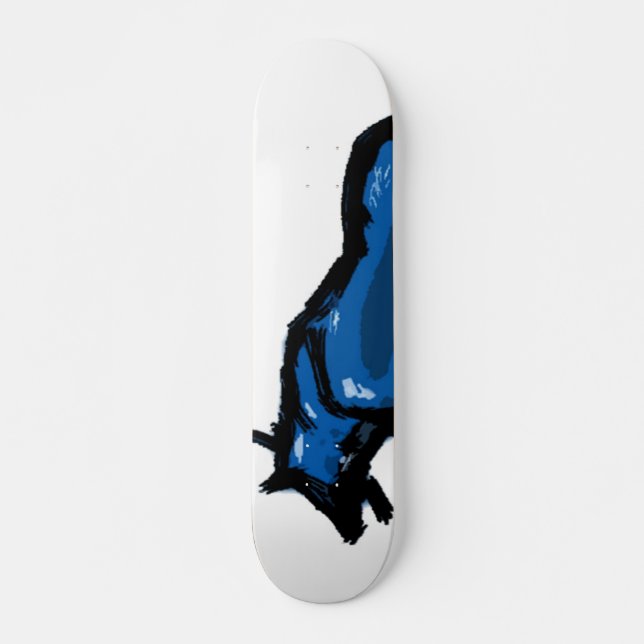 Wolf skateboard deck (Front)