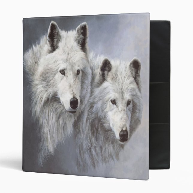 Wolf Snow Buddies Binder (Front/Inside)