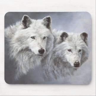 Wolf Snow Buddies Mousepad