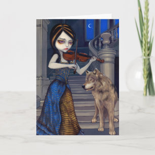 "Wolf Song" Greeting Card