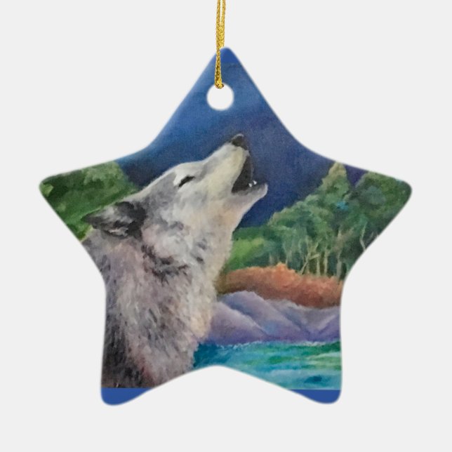Wolf Song Ornament (Front)