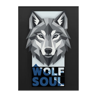 Wolf soul acrylic print