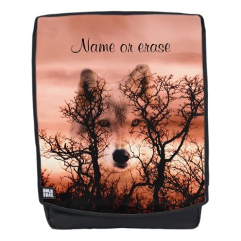 Wolf Spirit Backpack by deemac2 at Zazzle