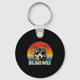 Wolf spirit big and bad wolf wolf pack funny wolve keychain