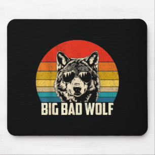 Wolf spirit big and bad wolf wolf pack funny wolve mouse pad