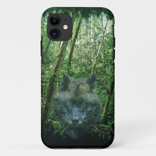 Wolf Spirit  Forest Wolf_Lover Wildlife_supporter iPhone 11 Case
