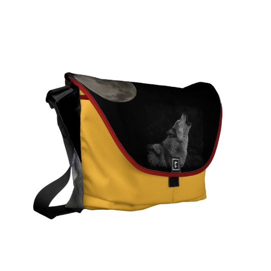 wolf spirit mama messenger bag Zazzle