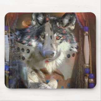 WOLF SPIRIT MOUSE PAD