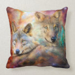 Wolf-Spirit Of The Universe Art Designer Pillow