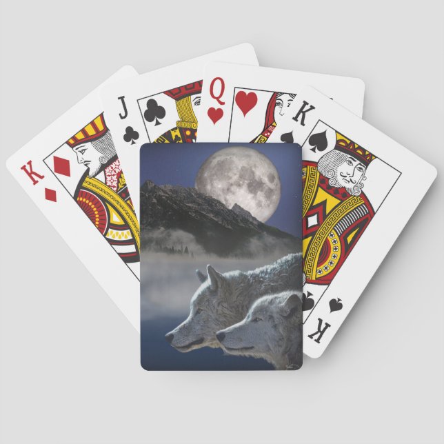 Wolf Spirit Poker Cards (Back)