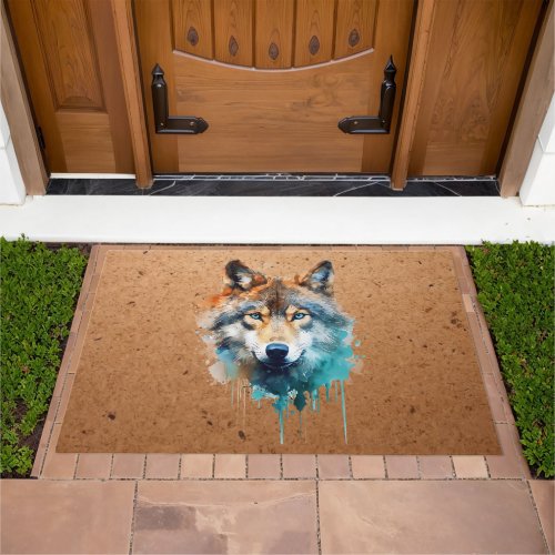 Wolf Spirit The power and grace of the wolf Doormat