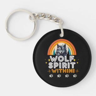 Wolf Spirit Within Keychain