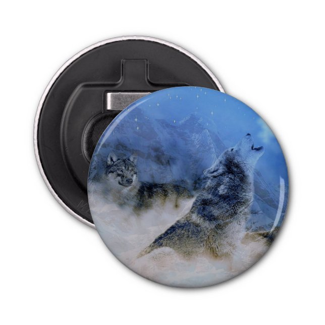 Wolf Spirits Bottle Opener (Front)