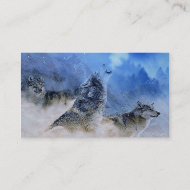 Wolf Spirits Business Card (Front)