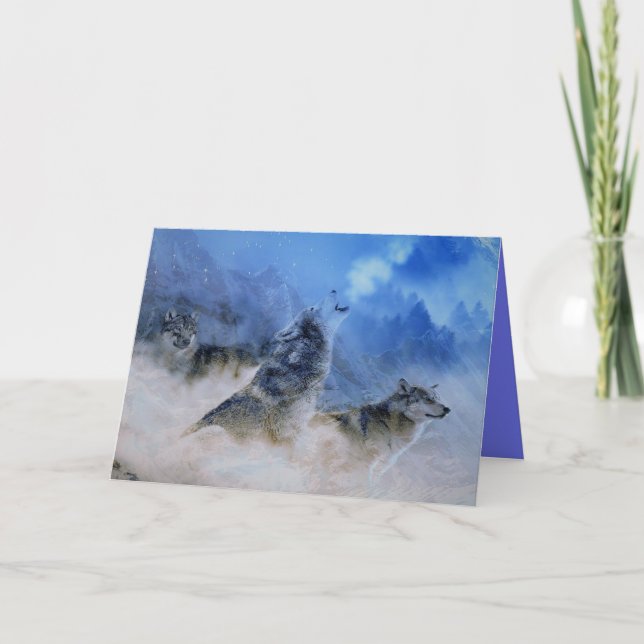 Wolf Spirits Holiday Card (Front)