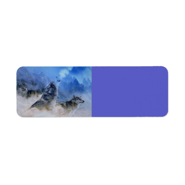 Wolf Spirits Label (Front)