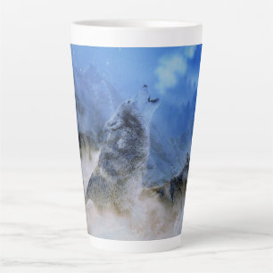 Wolf Spirits Latte Mug